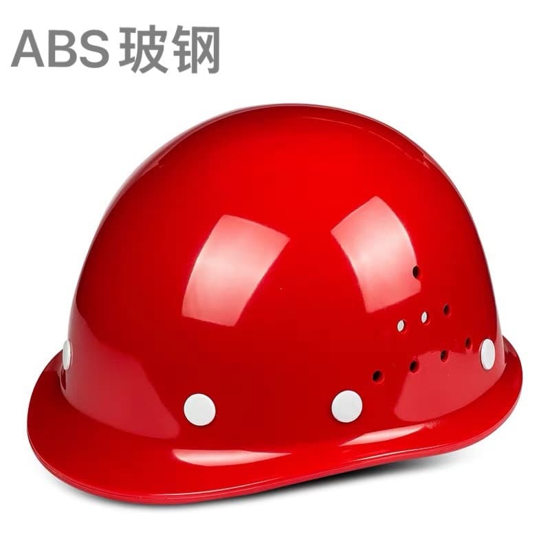 Site -site helmet anti -smashing can printed engineering building helmet ABS breathable glass reinforced steel round construction helmet 1