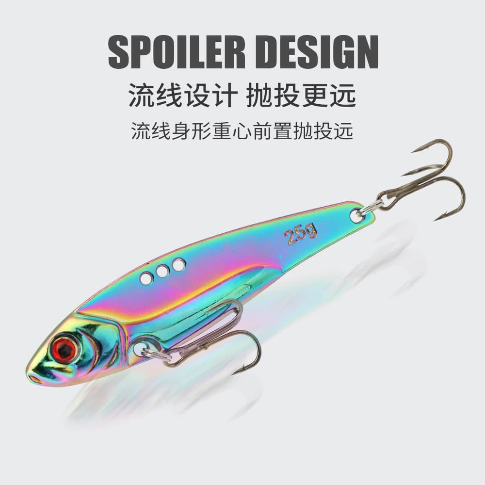 Colorful Dragon Teeth Vibration Metal Bait - Sea Fishing Lure 2