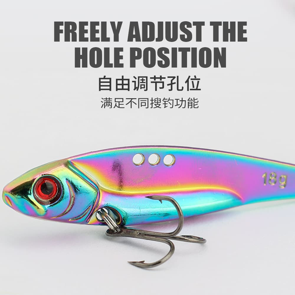 Colorful Dragon Teeth Vibration Metal Bait - Sea Fishing Lure 3