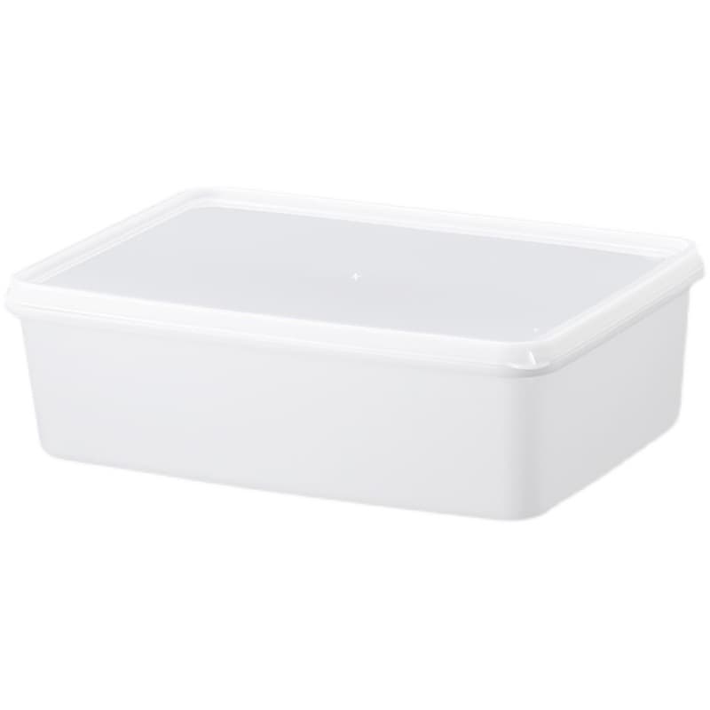 Rectangular transparent crisper food grade sealed box with lid refrigerator storage box kitchen plastic box microwave oven 5
