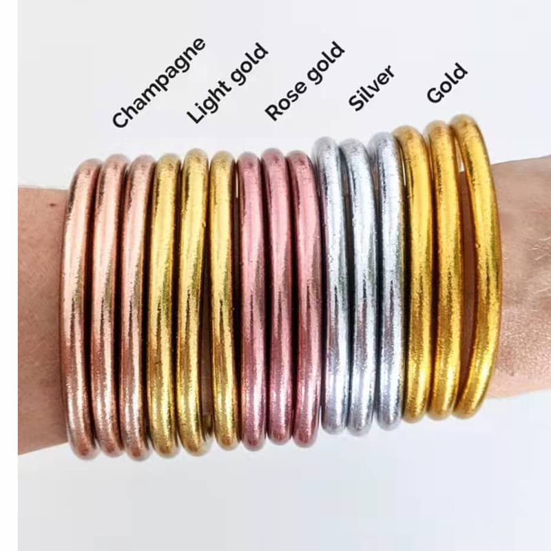 (Cross-border trading), silicone brand shiny fashionable women's bracelet, European style 2