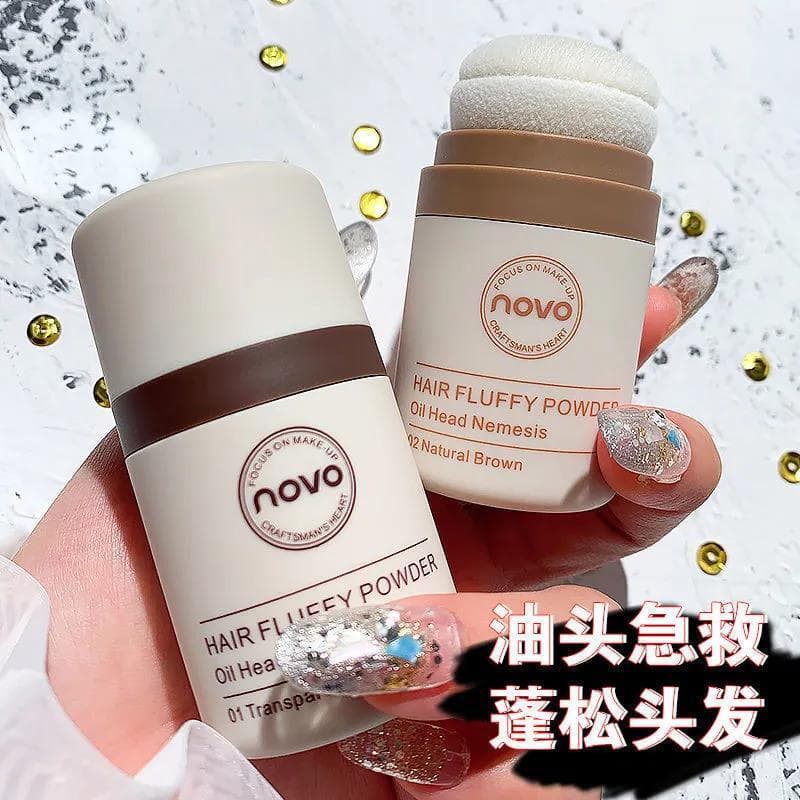 Disposable degreases bangs, dry loose powder, adds volume, oil sheen control