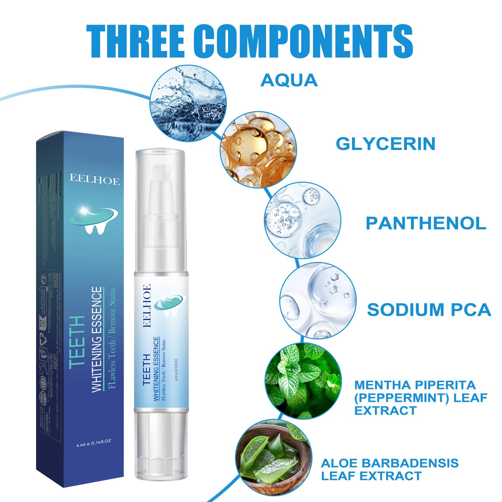 EELHOE Toothbrush, oral care, removal of dental plaque, teeth whitening 2