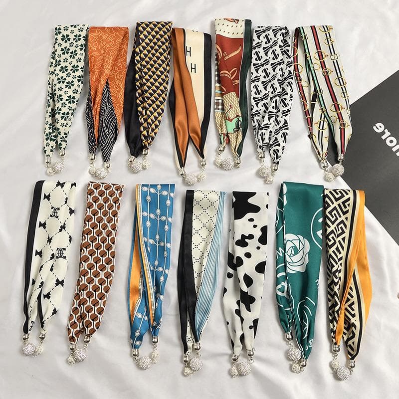 Bright Meteor Magnetic Straw Silk Scarf Necklace Study Season Explosion Decoration Machining Volatented Wholesale and Wholesale can be issued