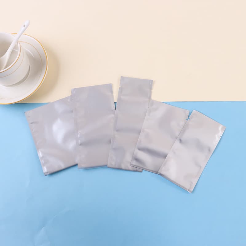 Spot aluminum foil bag yin and yang food bag candy packaging bag vacuum bag compressed bag semi -transparent flat pocket 2