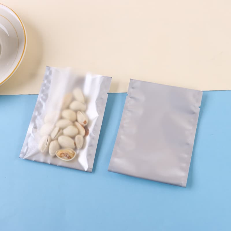 Spot aluminum foil bag yin and yang food bag candy packaging bag vacuum bag compressed bag semi -transparent flat pocket 3