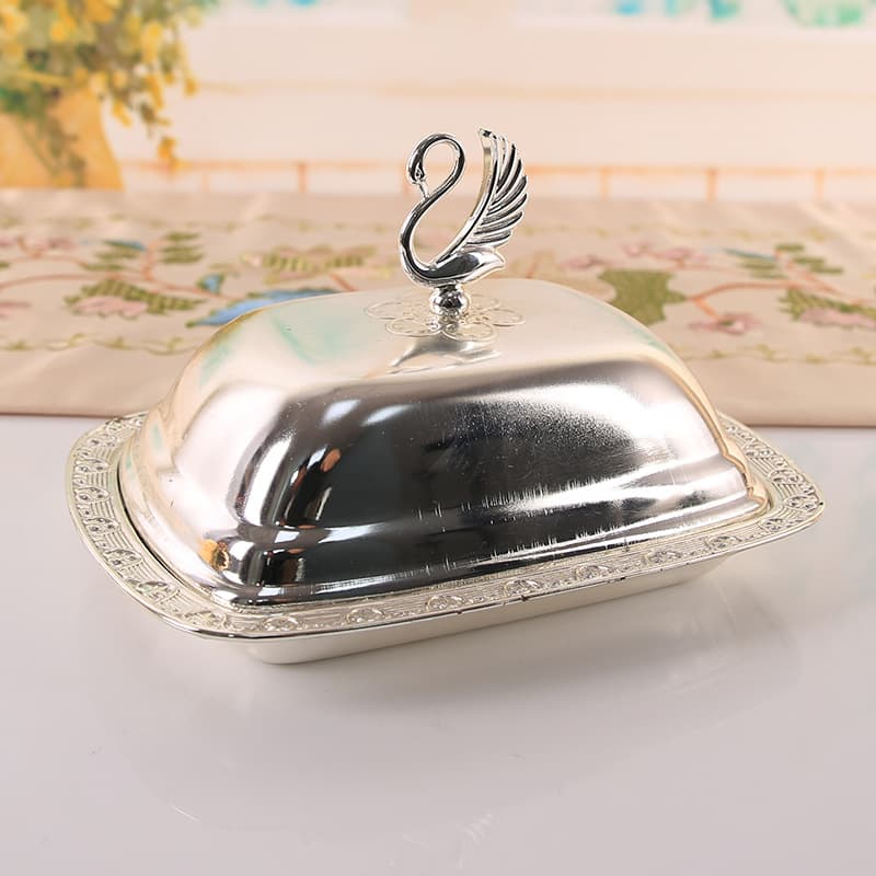 European -style high -end cover fruit plate metal product hotel home KTV snack snack disk snack disk decoration table 4