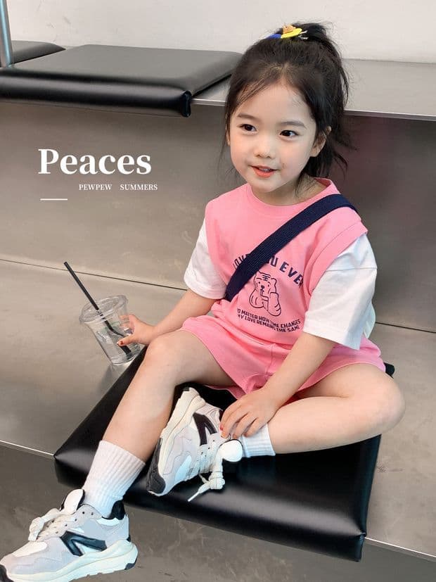 Summer children's set, short sleeve T-shirt, shorts, children's clothing 1