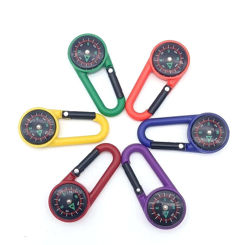 ABS compass to northern needle multi -function backpack buckle outdoor compass fast hanging climbing climbing fastener compass
