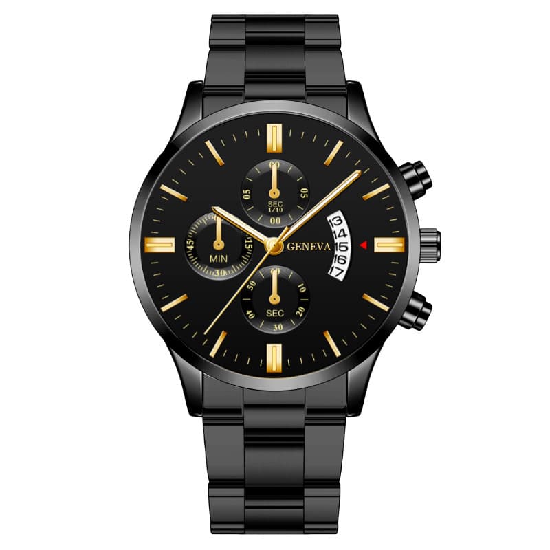 (Cross-border trading), calendar, steel belt, quartz watches, swiss watch, dial, men's watch
