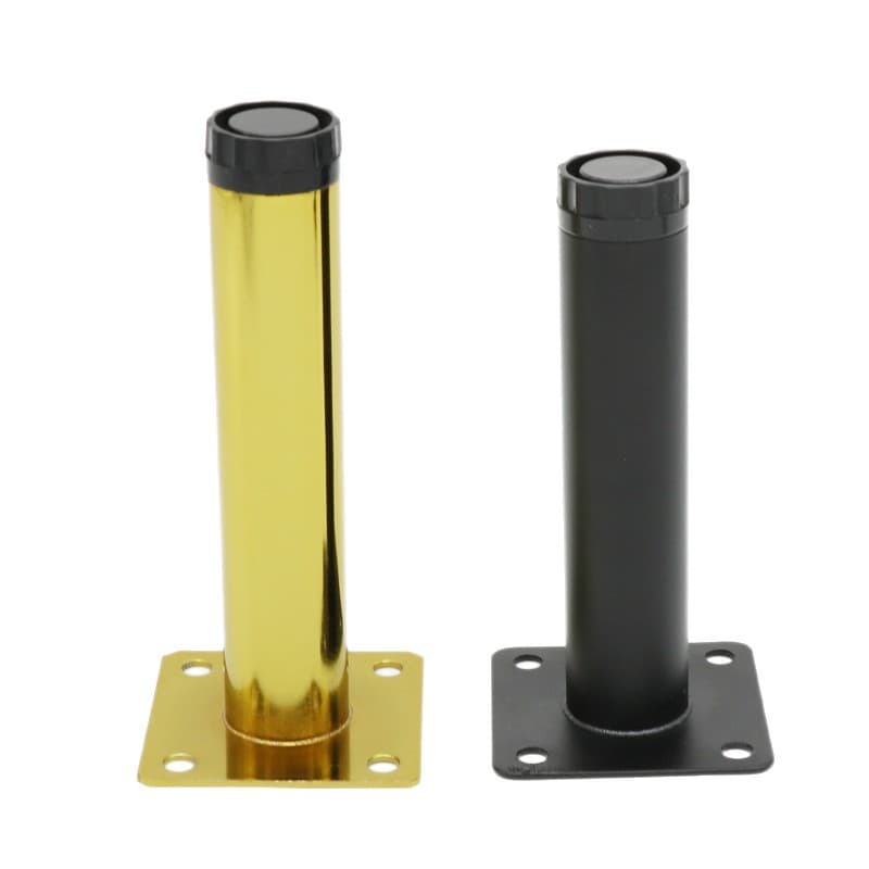 Adjustable sofa foot cabinet foot metal TV cabinet in the cylindrical table foot in the foot of the foot of the foot to increase the foot of the coffee table furniture legs 5