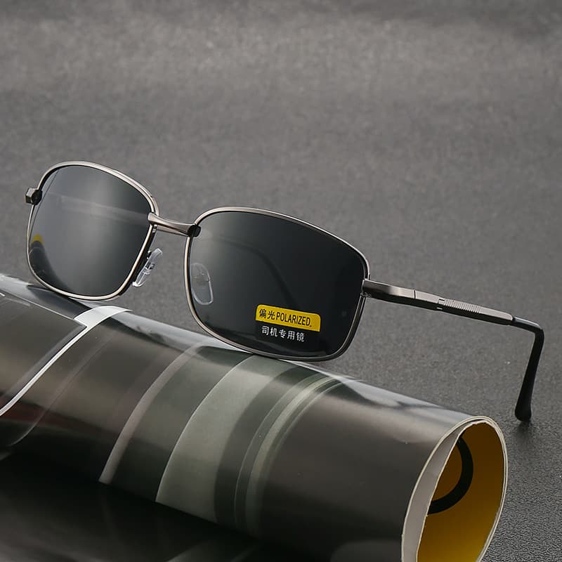 Fashionable sunglasses, brand glasses solar-powered to go out, metallic color 2