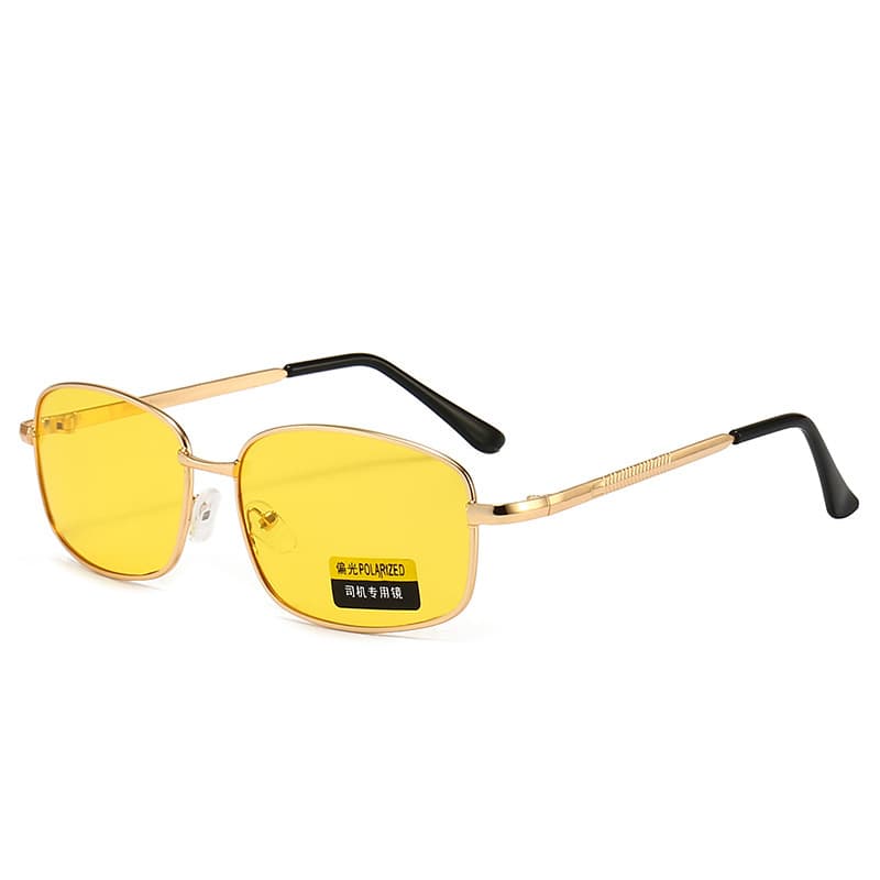 Fashionable sunglasses, brand glasses solar-powered to go out, metallic color 4