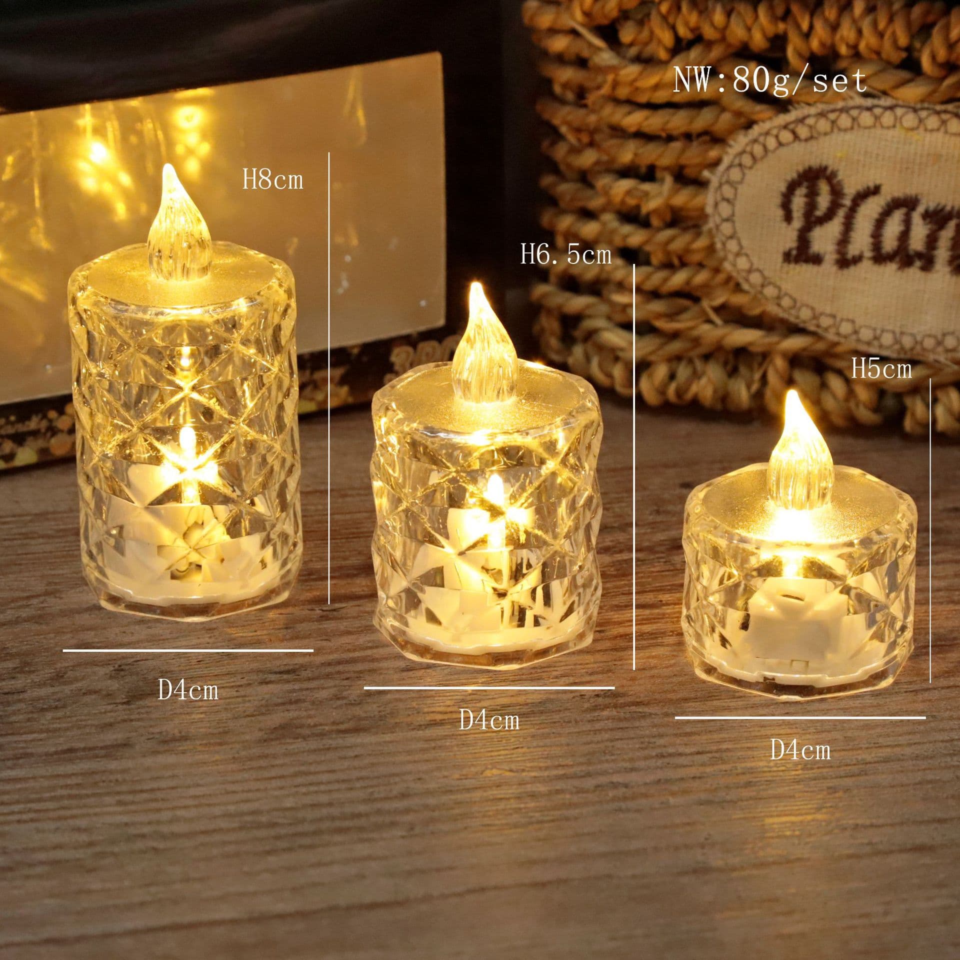 (Wholesale), LED electronic small candle, creative night light, lights 4