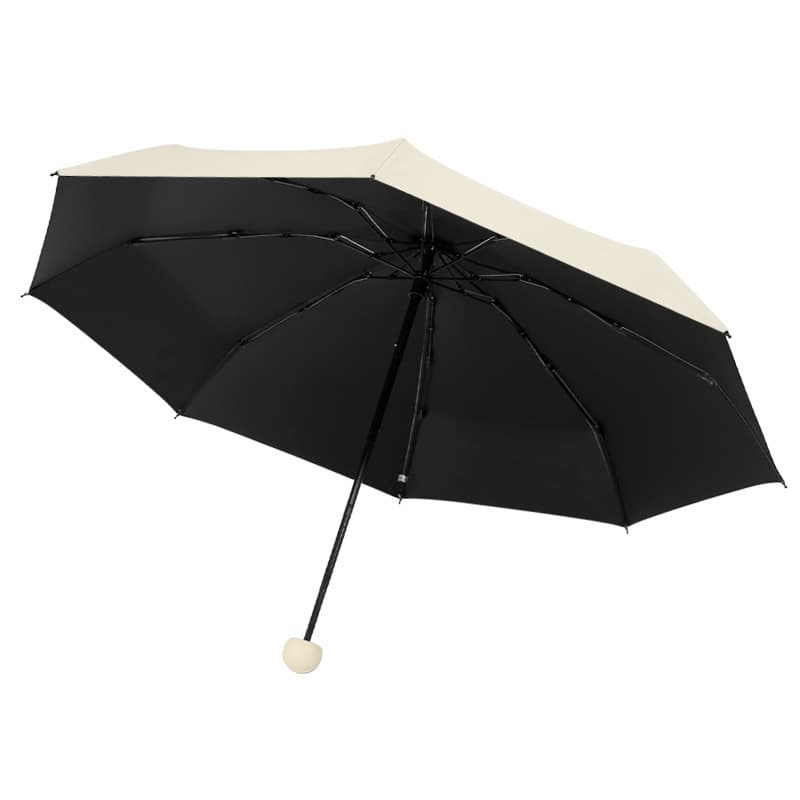 Small capsule, handheld umbrella solar-powered, sun protection, UF-protection 5
