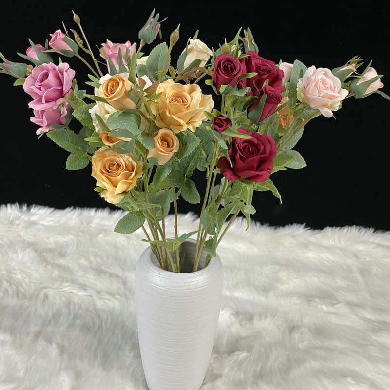 Silk cloth tall only 5 dreams of fantasy rose artificial decorative flower simulation rose wedding simulation flower beam indoor decoration