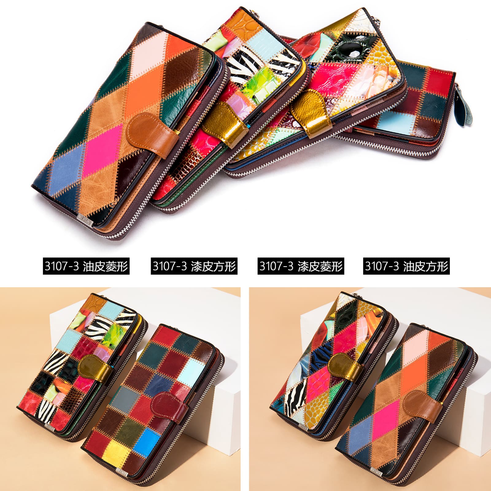 (Cross-border trading), (Wholesale), capacious leather wallet, 2023, high-quality style, genuine leather 2