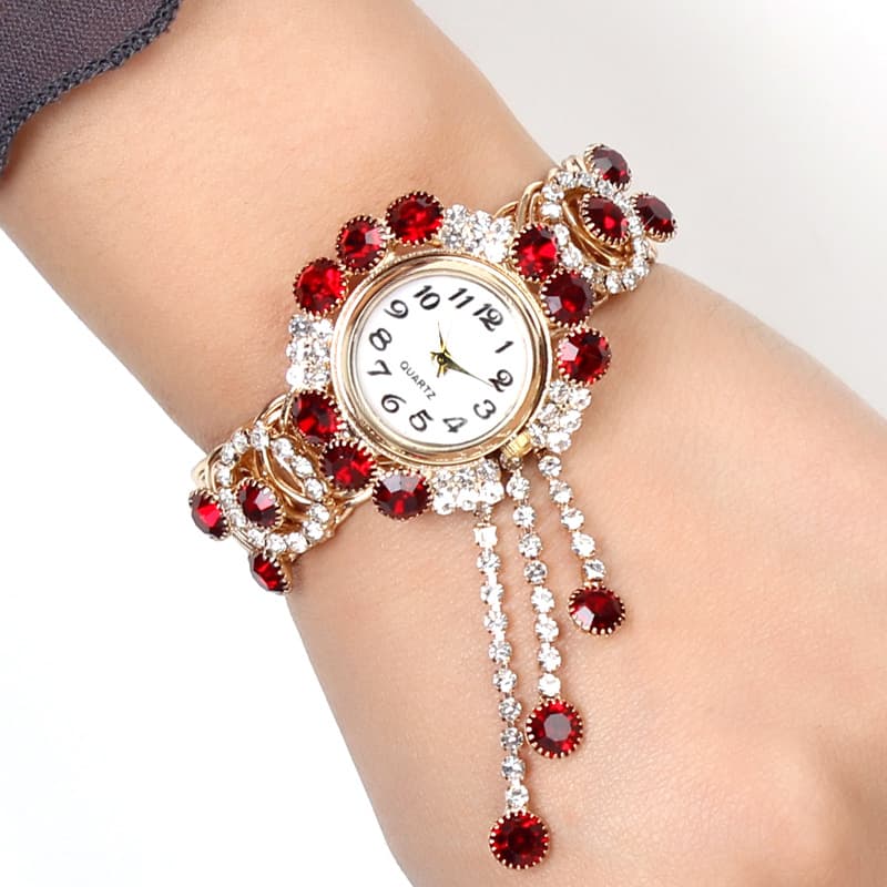 Bracelet, retro universal trend quartz women's watch with tassels, European style, Korean style