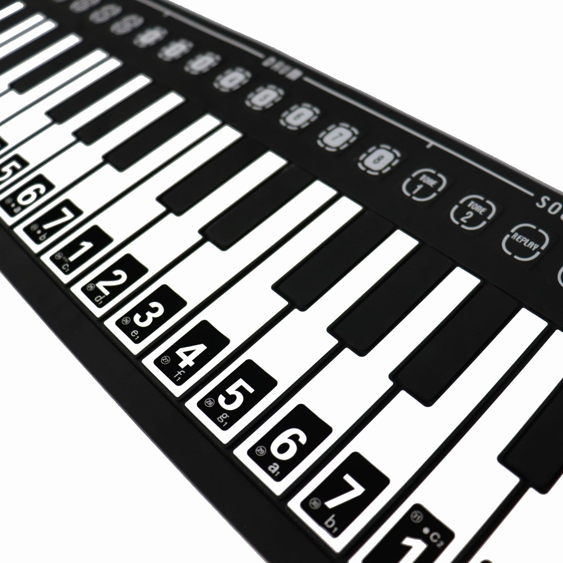 Universal black electronic piano, keyboard, sticker, 49 keys, 61 keys, 88 keys 4
