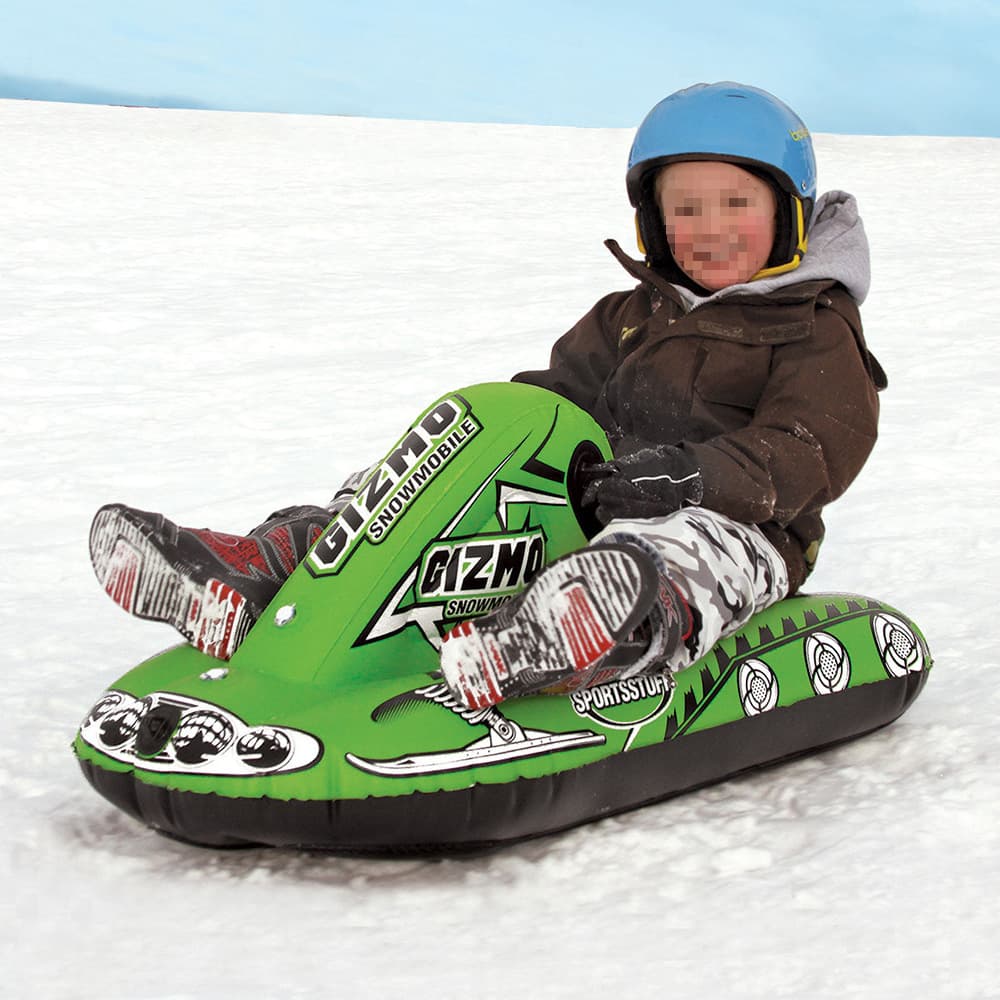 PVC Inflatable Snowmobile Sled with Tow Ring 2
