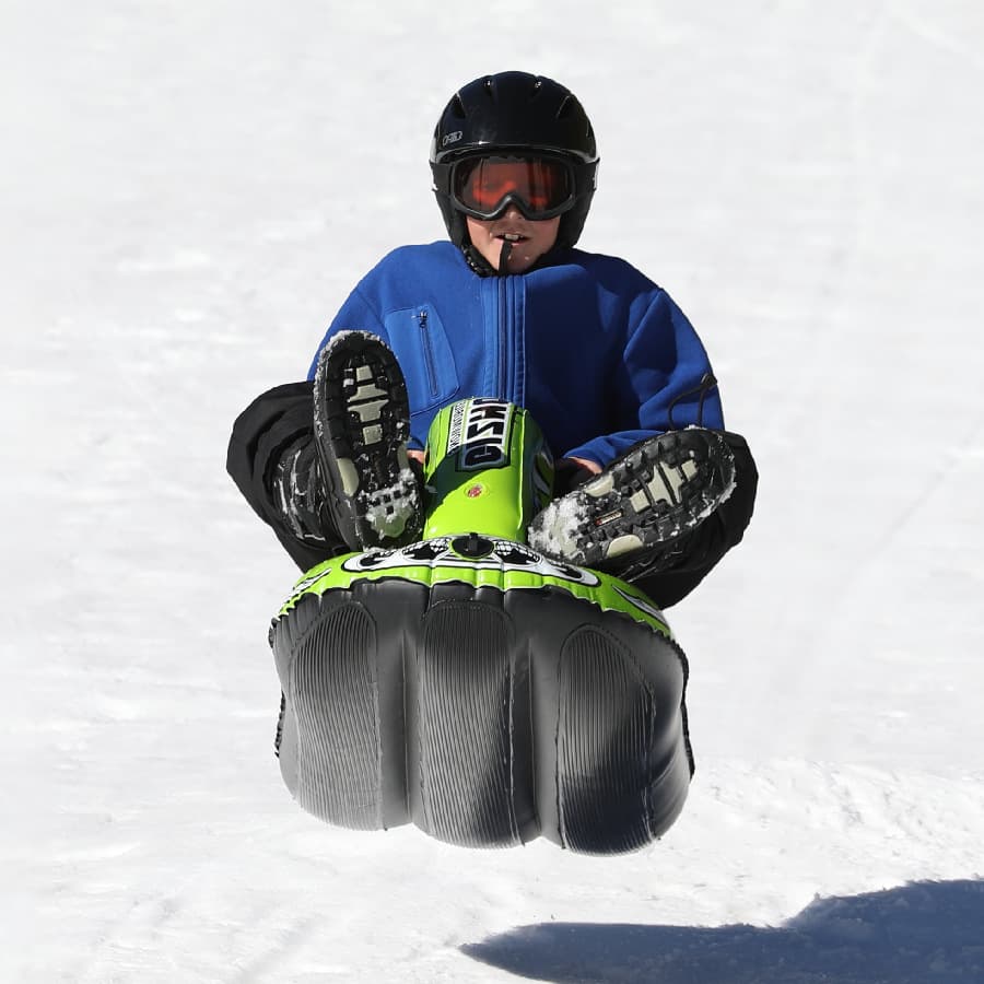 PVC Inflatable Snowmobile Sled with Tow Ring 3