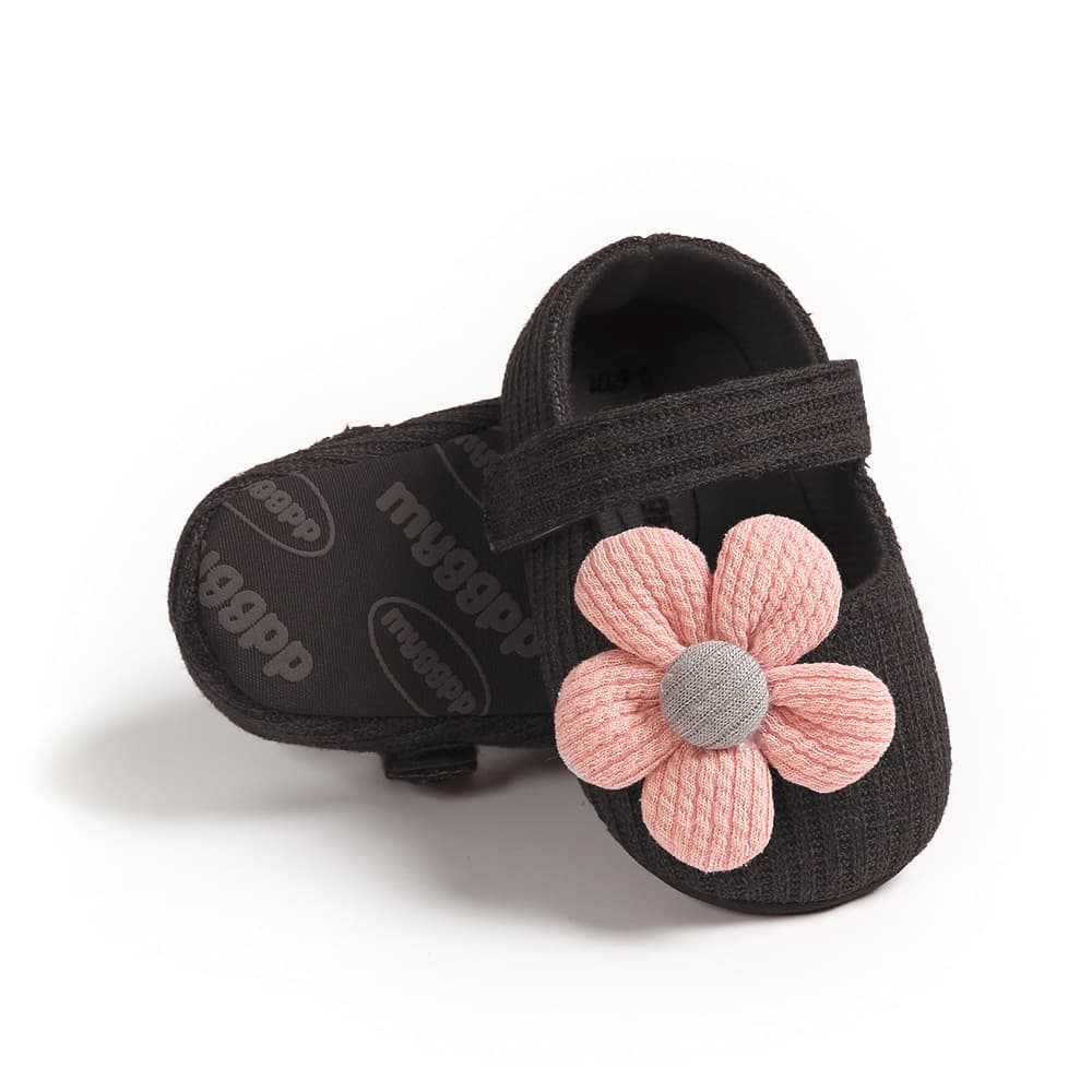 Children's cute espadrilles for early age girl's, soft sole, flowered 3