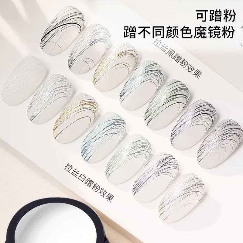 (Wholesale), elastic painted nail polish for manicure with cord, new collection 3