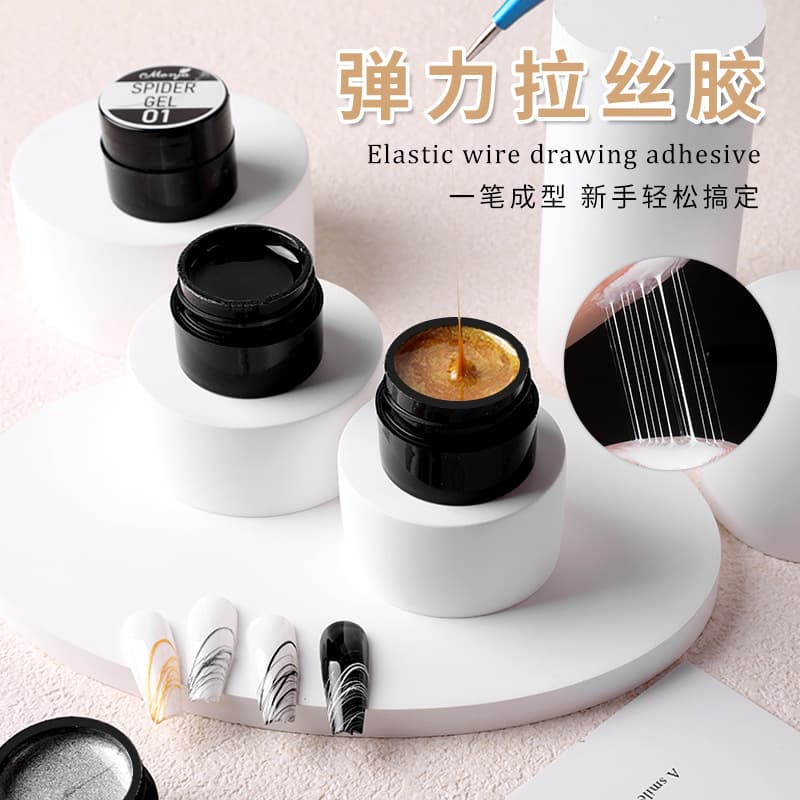 (Wholesale), elastic painted nail polish for manicure with cord, new collection 1