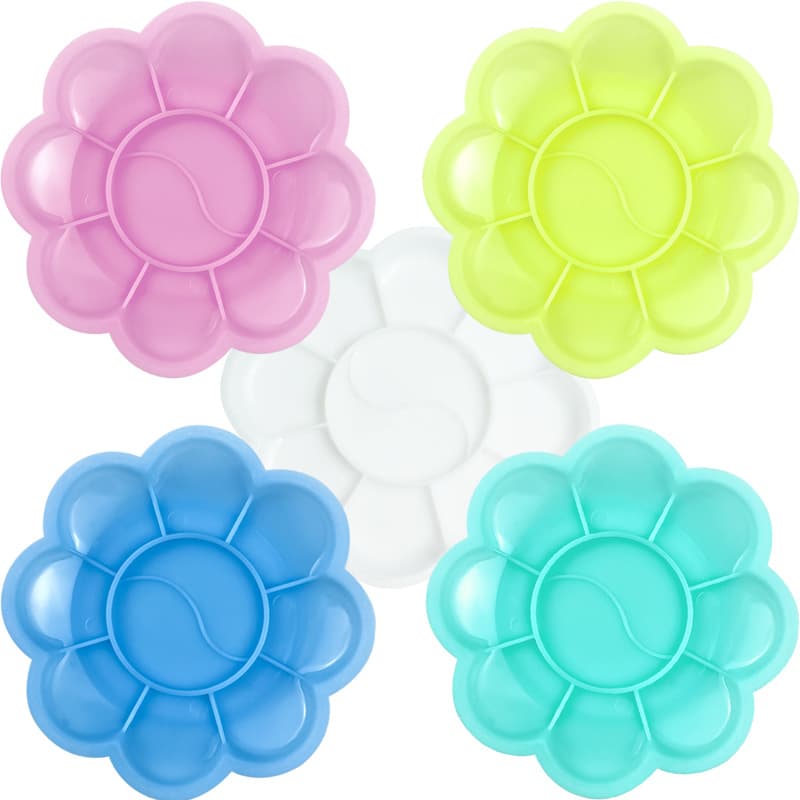 (Wholesale), plastic round palette toning, factory direct supply 5