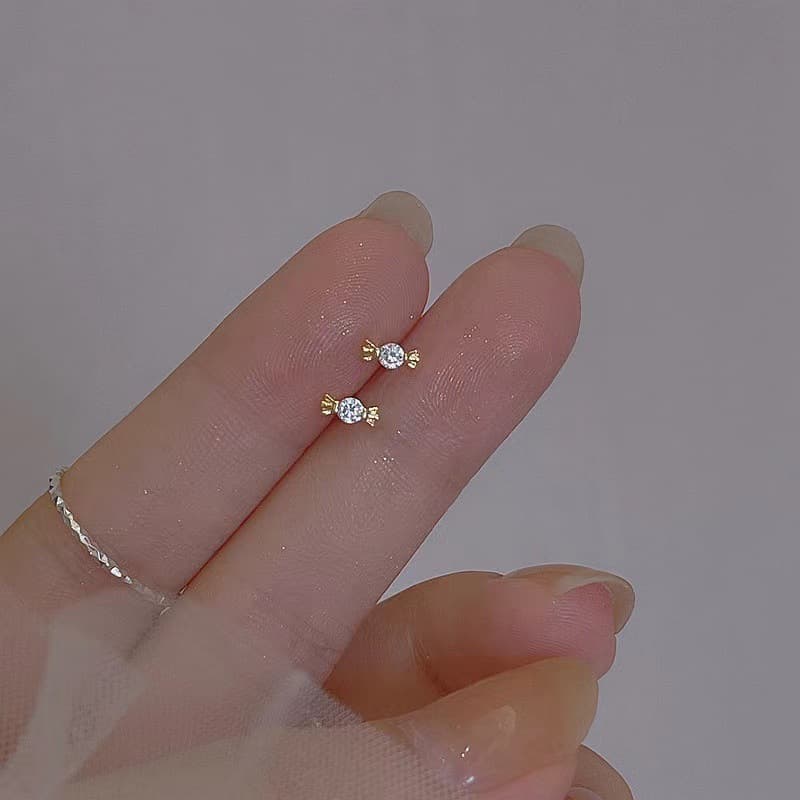 Small design earrings, silver 925 sample 1