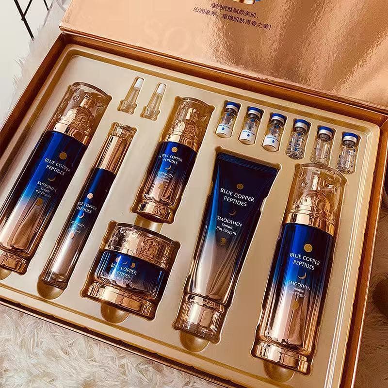 Copper Peptide Skincare Set - Toner, Lotion, Eye Cream & Cleanser 1