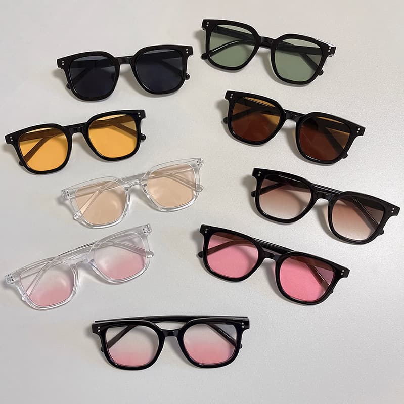 Face blush, sunglasses for men and women, new collection, gradient, high-quality style, UF-protection 2