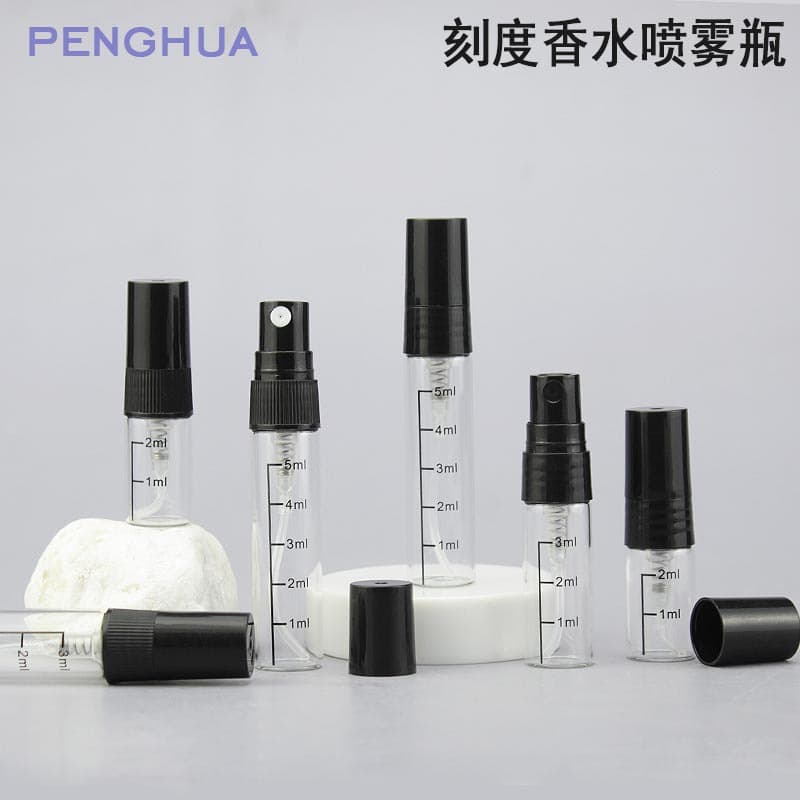 Perfume, bottle, spray, sprayer, sample, 2 ml, 3 ml, 5 ml