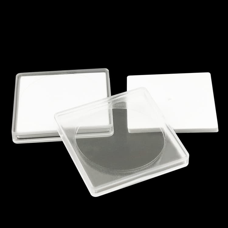 Square adjustable washer, protective storage system, silver coin, coins, capsule, 46mm 4