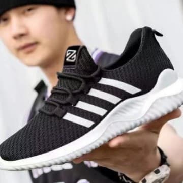 (Cross-border trading), (Wholesale), summer fashionable sports non-slip breathable comfortable running sneakers for leisure made of mesh, made with flyknit technology 4