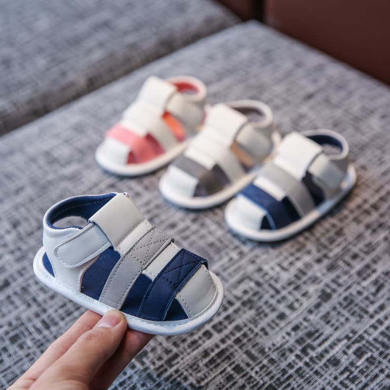 Children's summer sandals for early age for men and women girl's for new born, 0-1 years, soft sole, 3-6-12 month 3