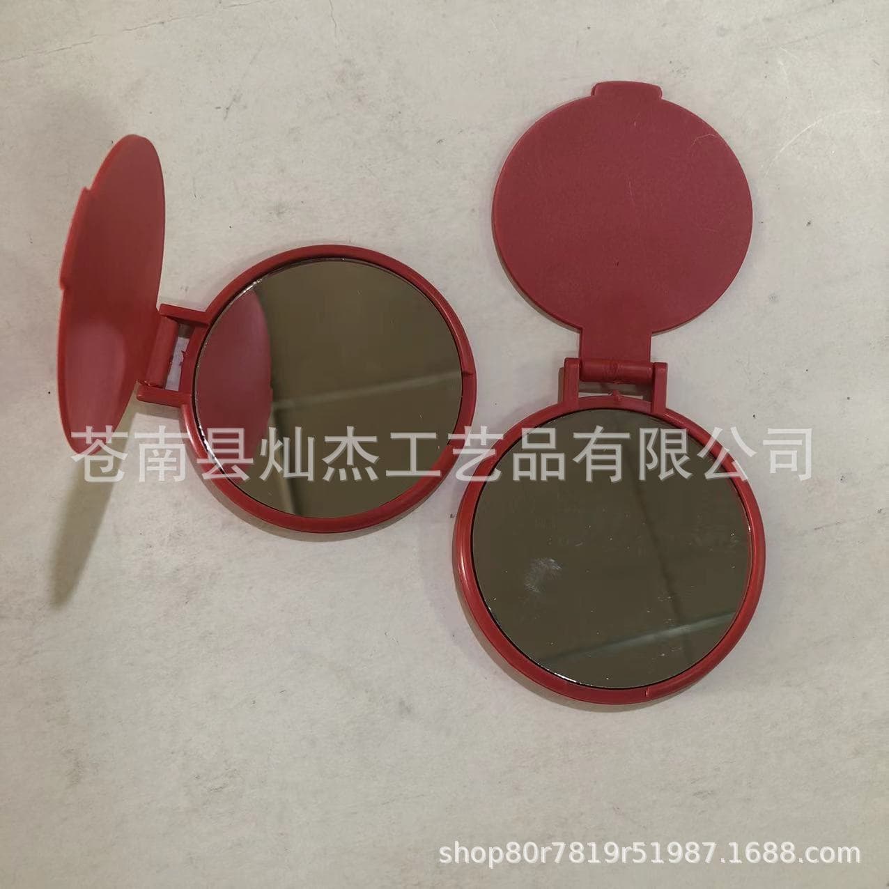 Small round folding mirror, Birthday gift 3