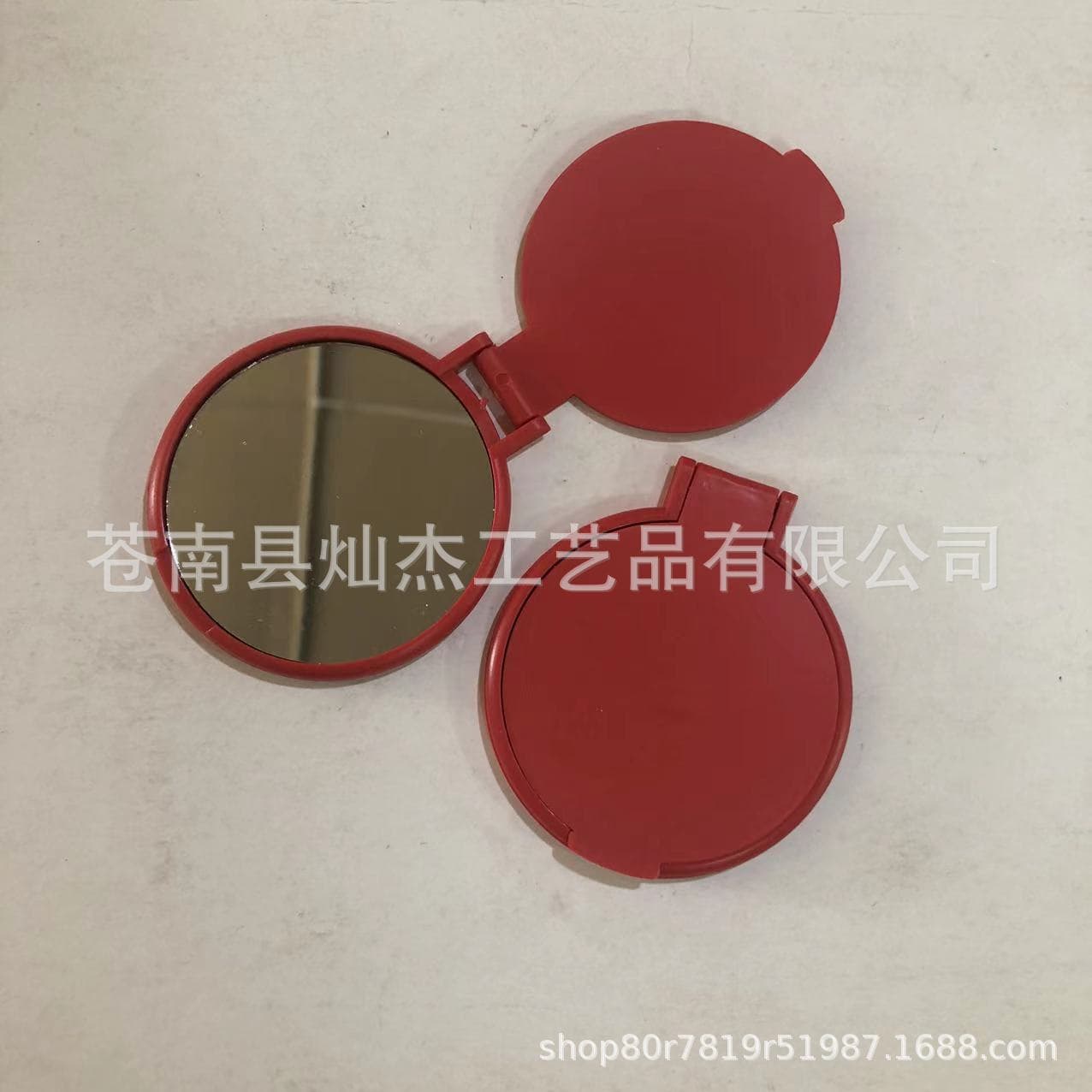 Small round folding mirror, Birthday gift 1