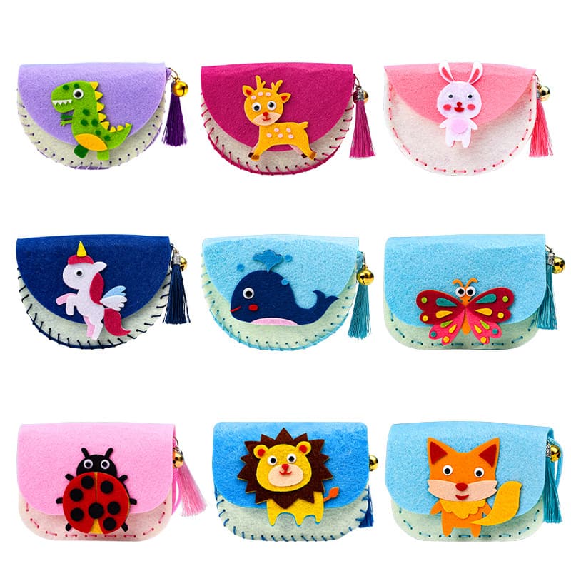 Fleece bag for kindergarten, smart toy, DIY, handicrafts 5