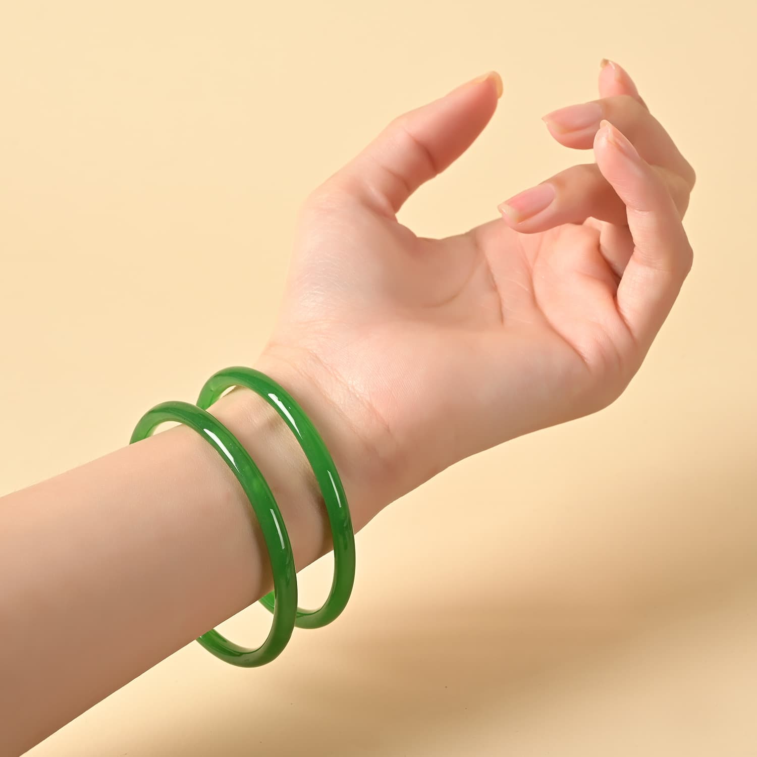 Glass retro bracelet, Hanfu, accessory, Chinese style 4