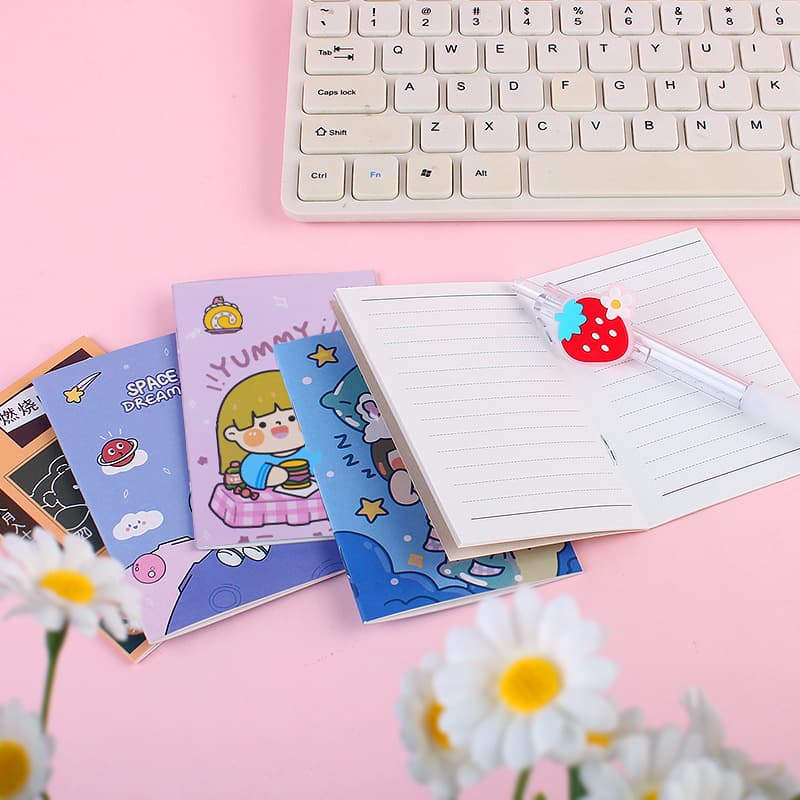 Cartoon small book, notebook for kindergarten for students, Birthday gift 3