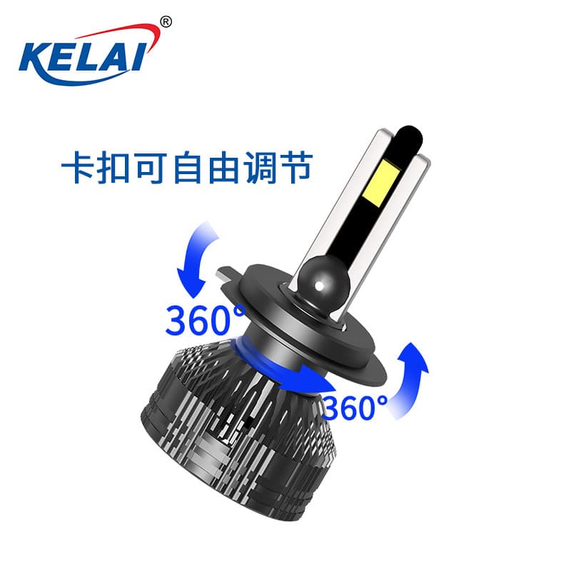 Cle Dual Heat Pipe LED Car Headlight 58W H1 H3 H7 - 20000 Hours 3