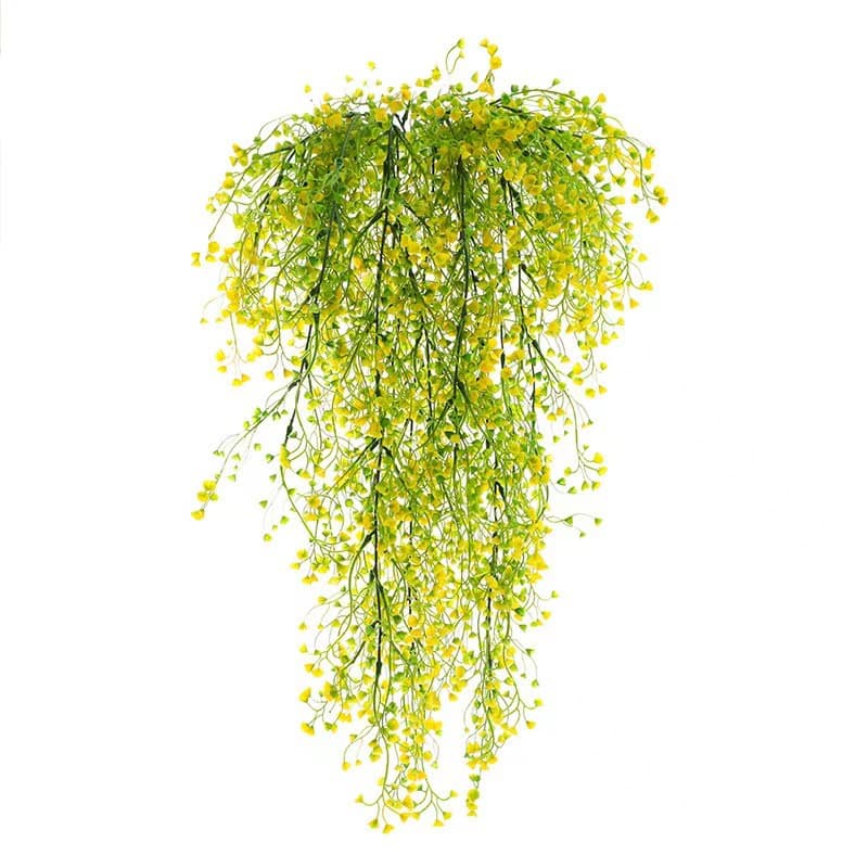 Amazon artificial wall hanging flower Golden bell willow wall hanging artificial hanging plant Fujiman home indoor and outdoor decoration cross -border 5