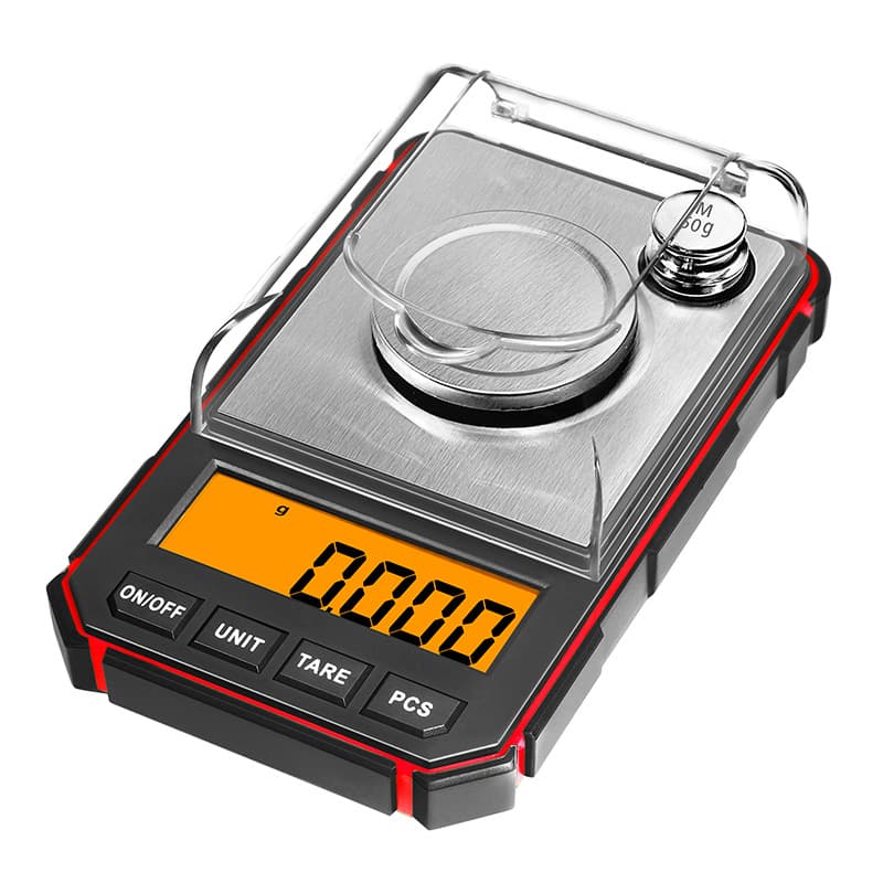 Accurate electronic scale small pocket mini scale milligram scale precision 50g/0.001 weighing electronic scale weigher 5