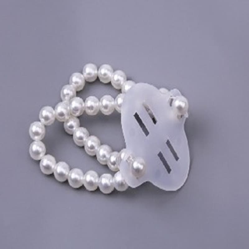 Wrist flower for bride pearl, bracelet, for bridesmaid 4