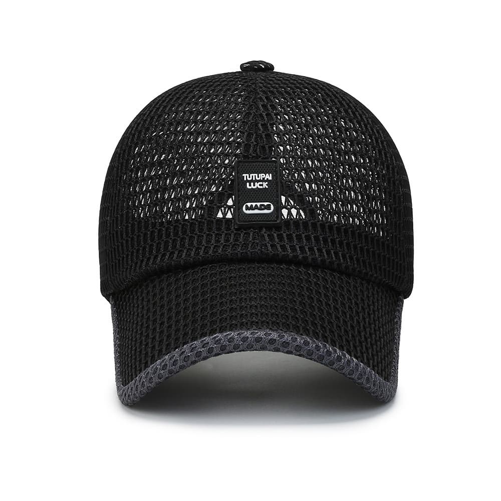 Travel men's summer sun hat, quick dry breathable hair mesh, baseball cap 2