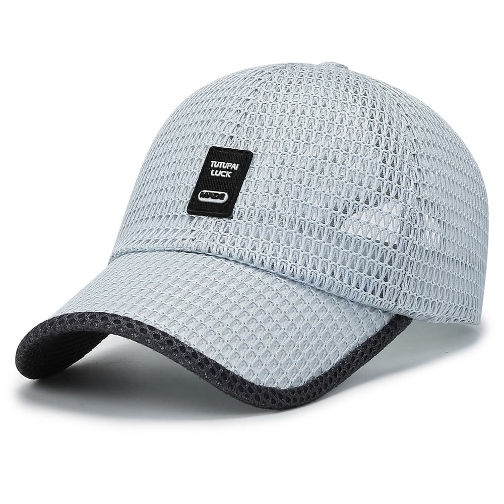 Travel men's summer sun hat, quick dry breathable hair mesh, baseball cap 5