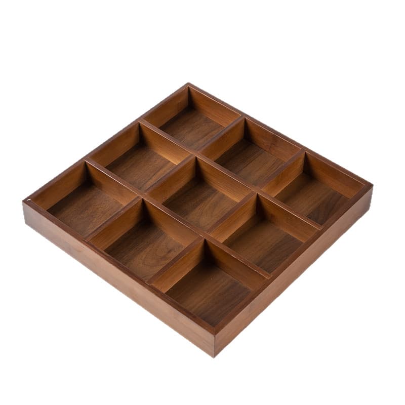 Zhumu Creative Dry Fruit Drive Nut Candy Snacks Nine Palace Tableware Hot Pot Hotel Vegetable Display Box 5