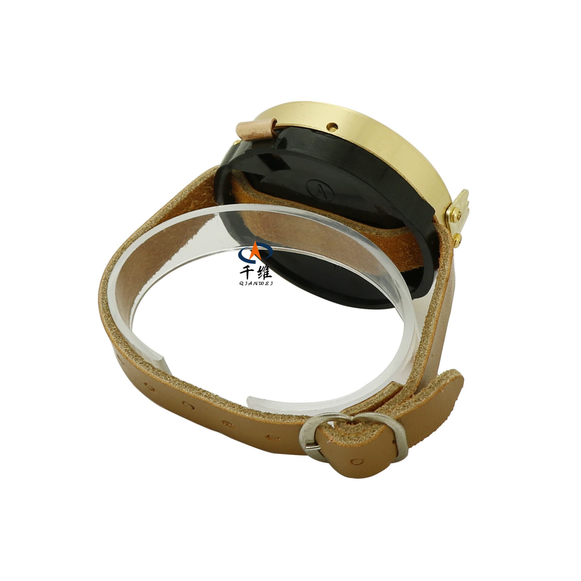 Watch, metal copper handheld travel belt, Russia, (Physicals) 4