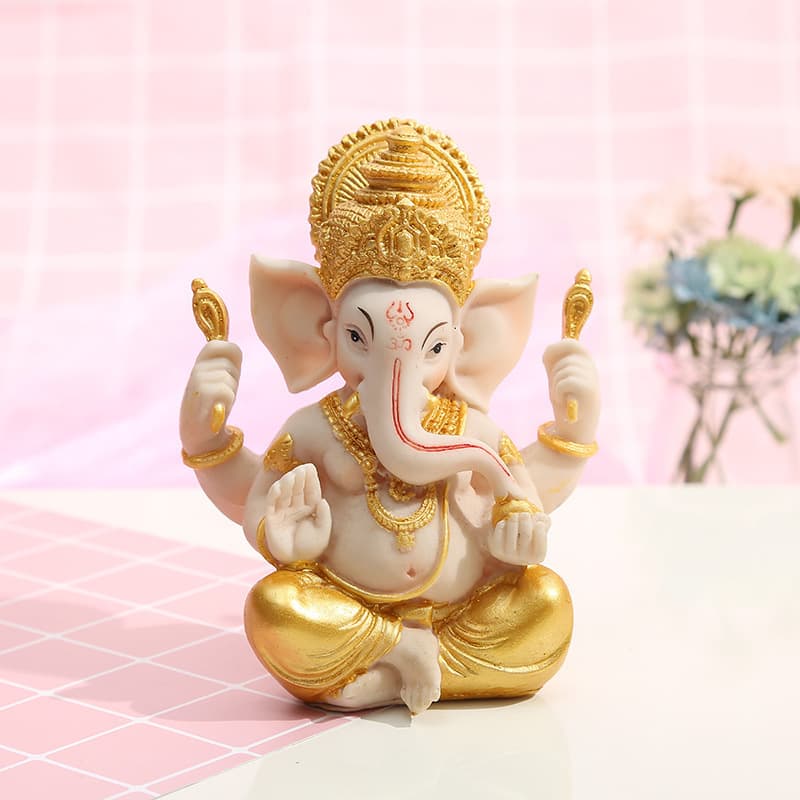 Table checkout, resin decor, for luck, India 2